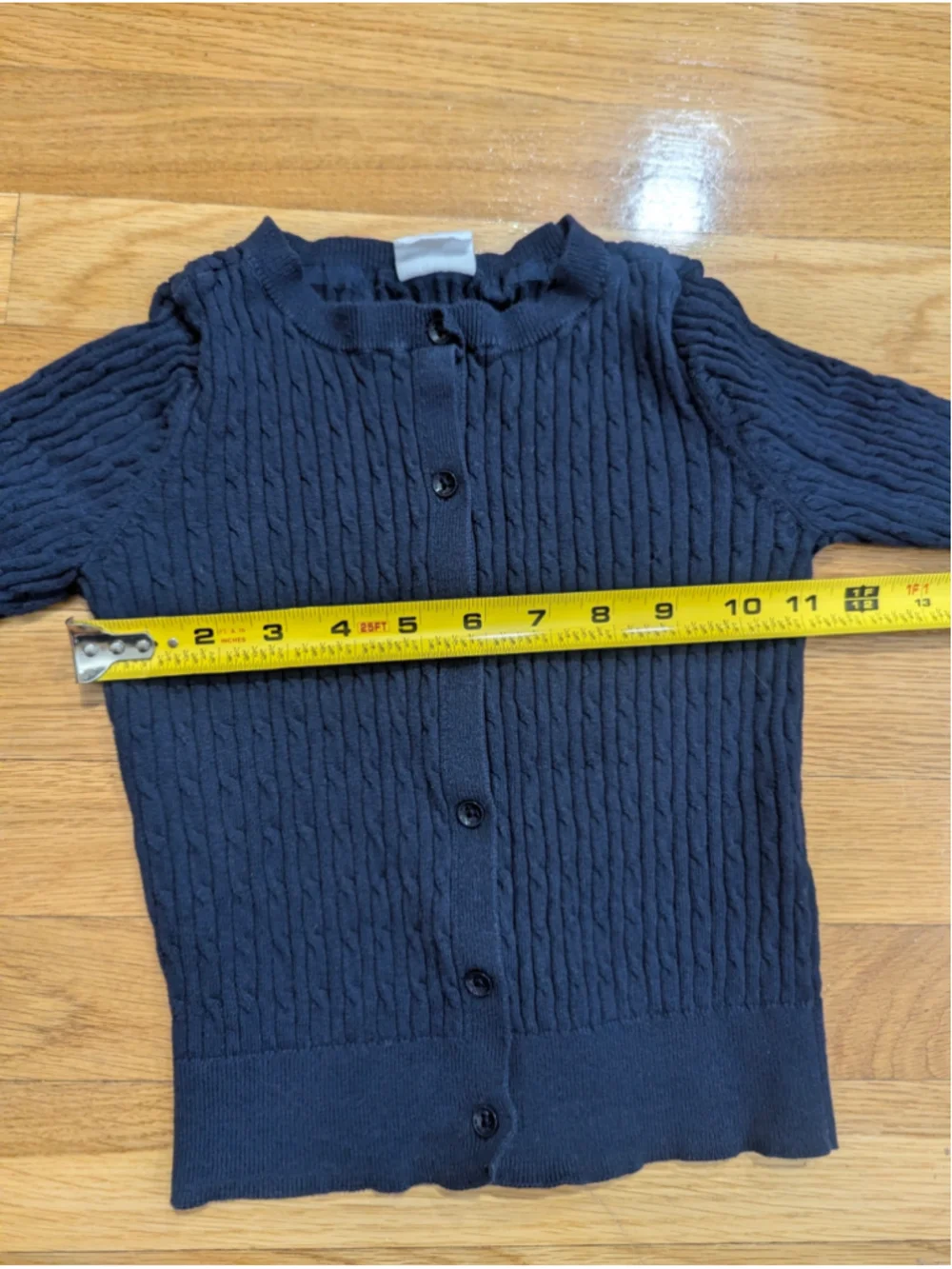 Gap Cable Knit Cardigan Sweater Navy Size XS